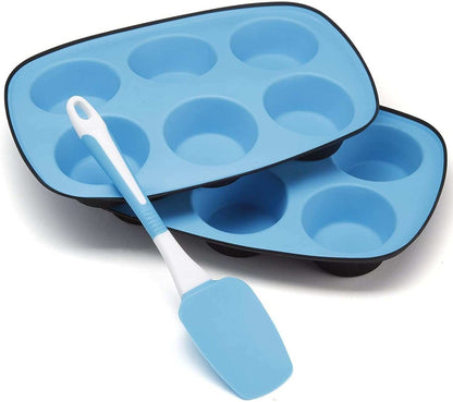 silicone muffin trays