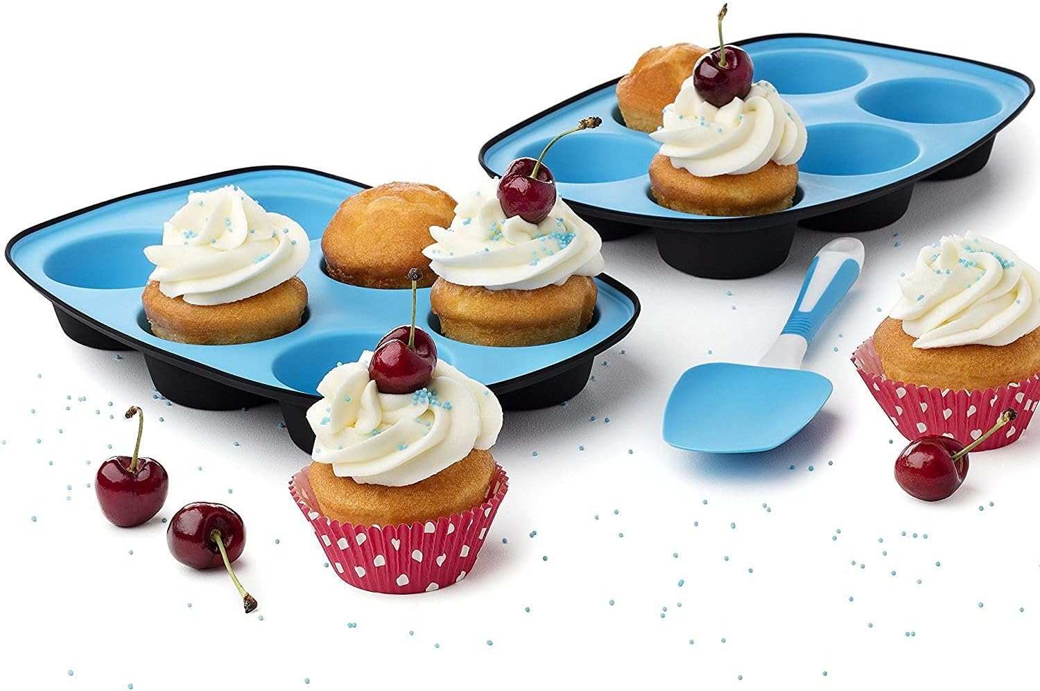 silicone muffin trays