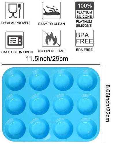 silicone muffin trays