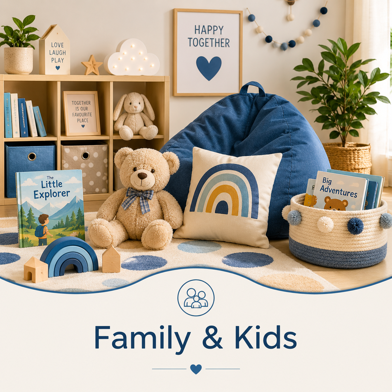 Kids and family essentials including children’s products and family-friendly items