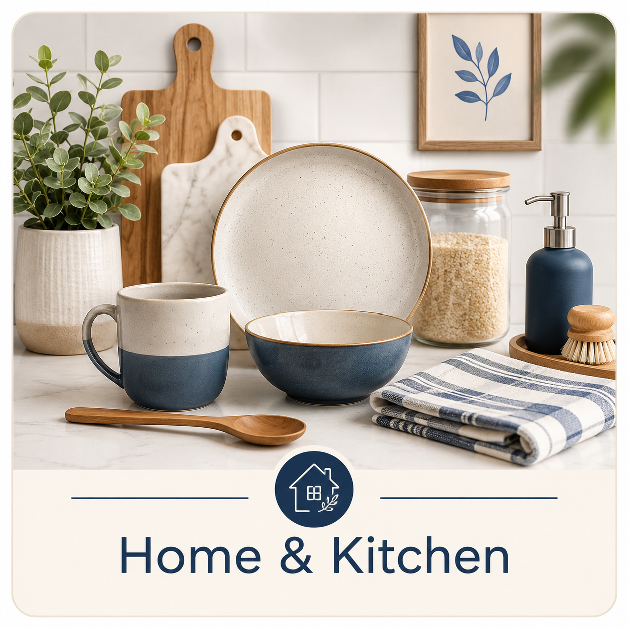 Home and kitchen essentials including homeware and practical kitchen products