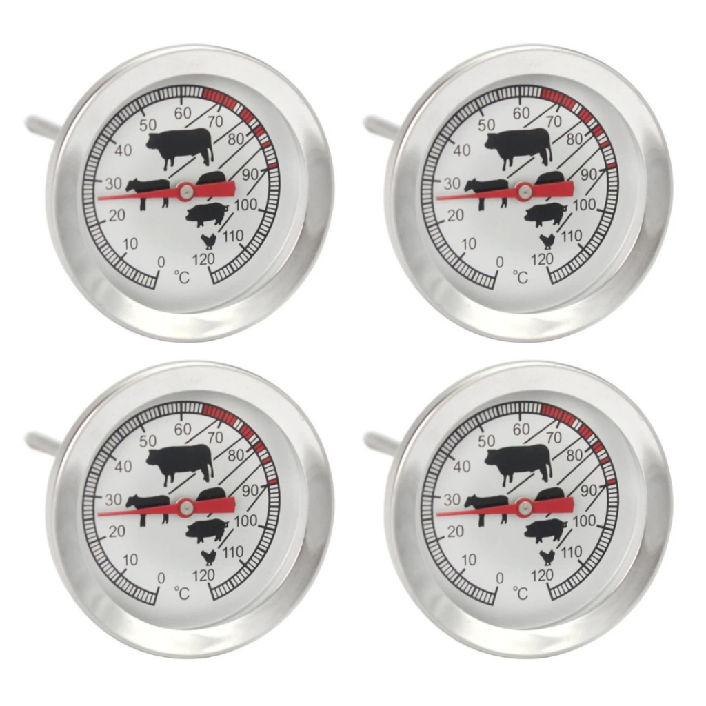Bruhl stainless steel meat probes pack of 4 on white background
