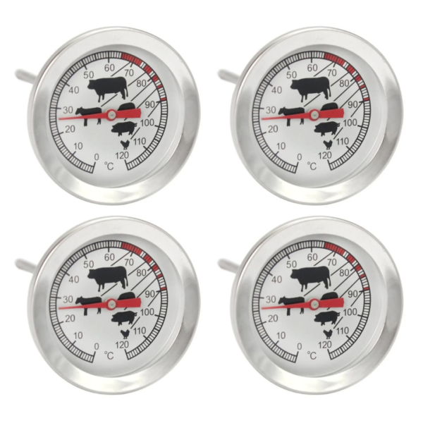 Bruhl stainless steel meat probes pack of 4 on white background