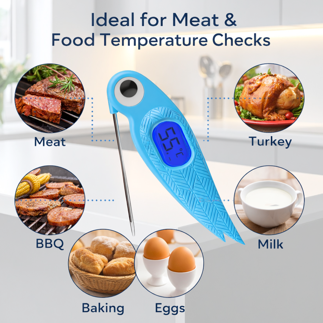 Digital Food Thermometer Probe – Instant Read Meat & Cooking Thermometer with °C/°F Display - Image 5