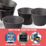 Dariole moulds suitable for oven air fryer and dishwasher use