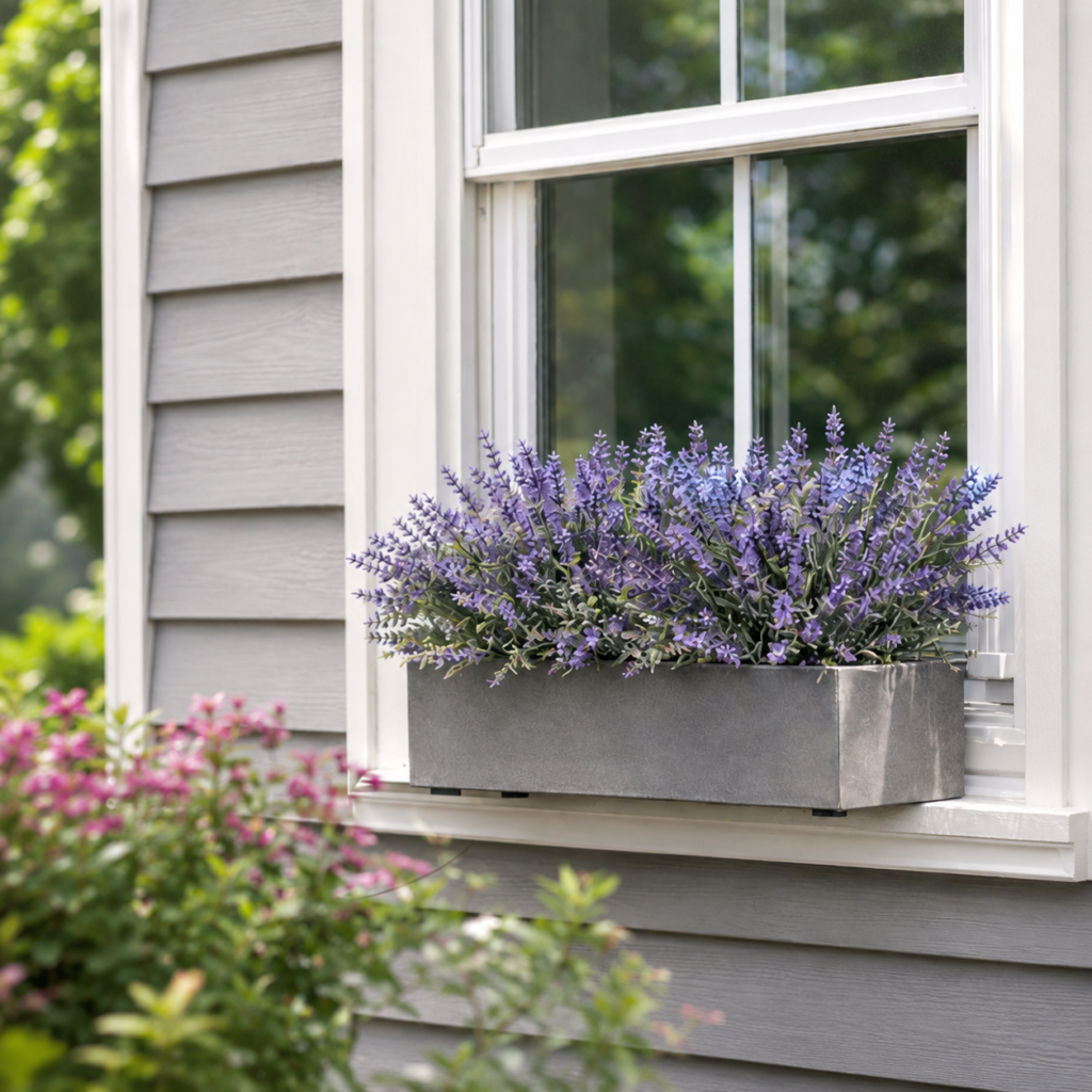 artificial lavender springs for planters