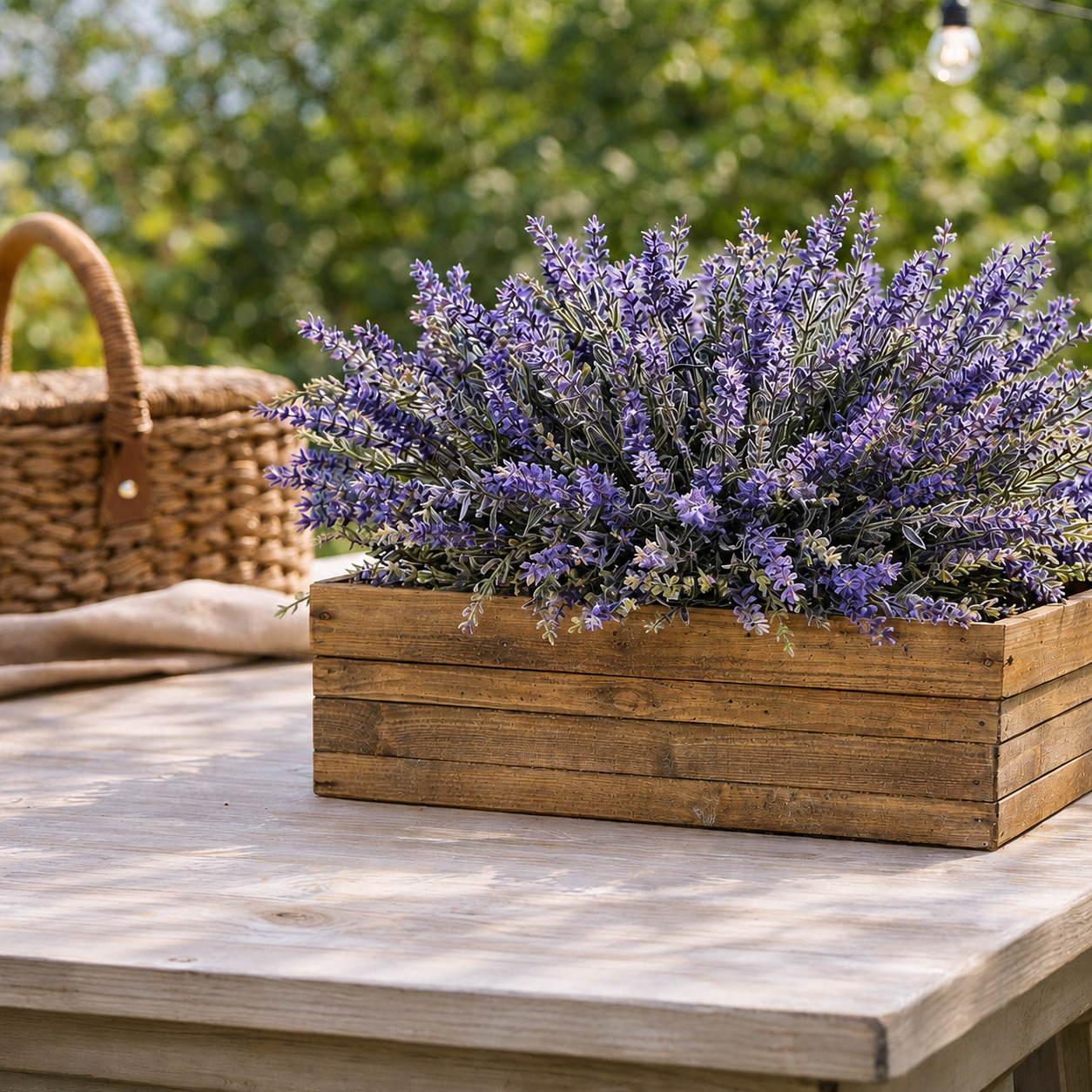 Faux lavender flowers for indoors and outdoors